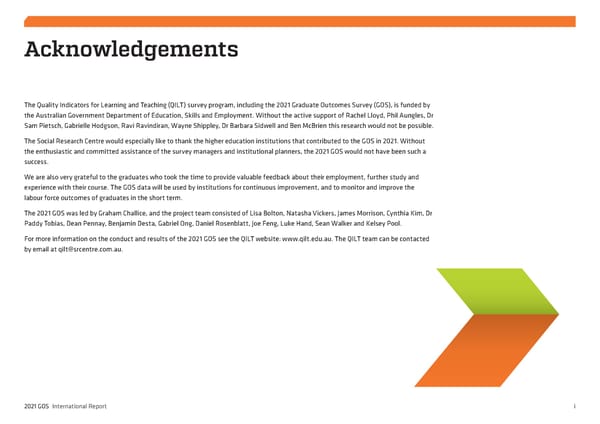 2021 International Graduate Outcomes Survey - QILT - Page 2