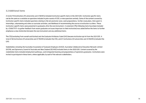 2021 International Graduate Outcomes Survey - QILT - Page 61